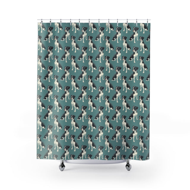Sage Garden Boxers Shower Curtain