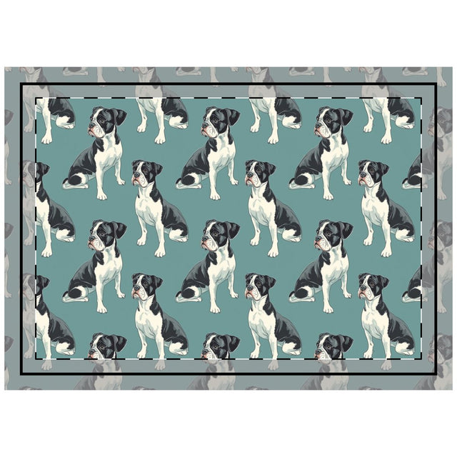 Sage Garden Boxers Throw Pillow