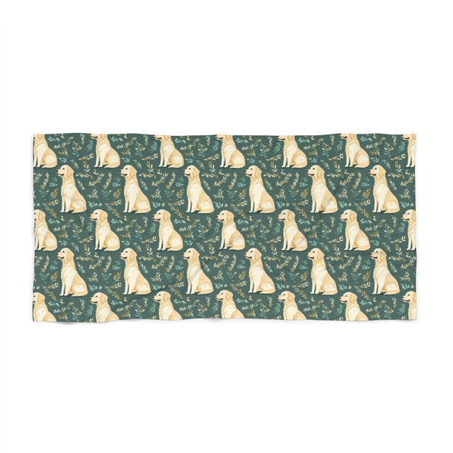Sage Garden Retrievers Beach Towel