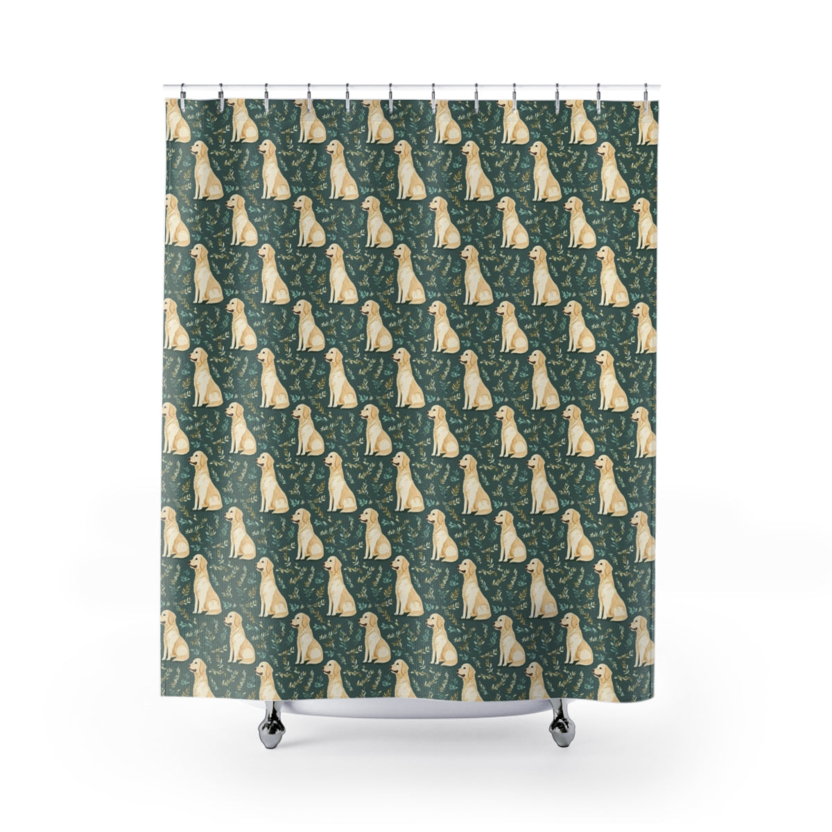 Sage Garden Retrievers Shower Curtain