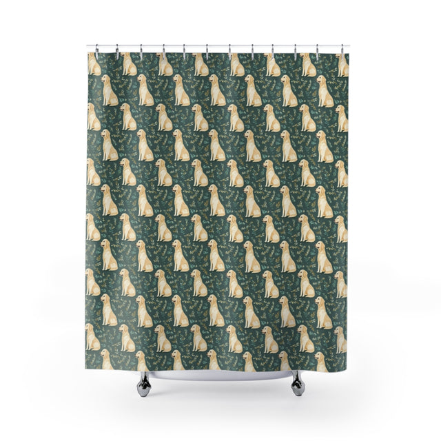 Sage Garden Retrievers Shower Curtain