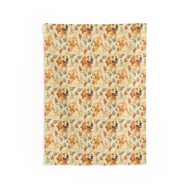 Sage Harvest Retrievers Wall Tapestry