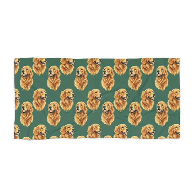 Sage Hour Retrievers Beach Towel
