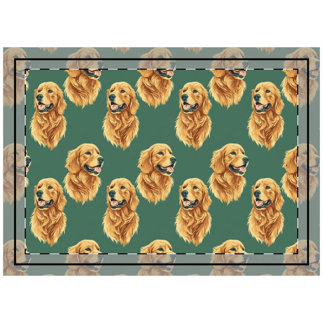 Sage Hour Retrievers Throw Pillow