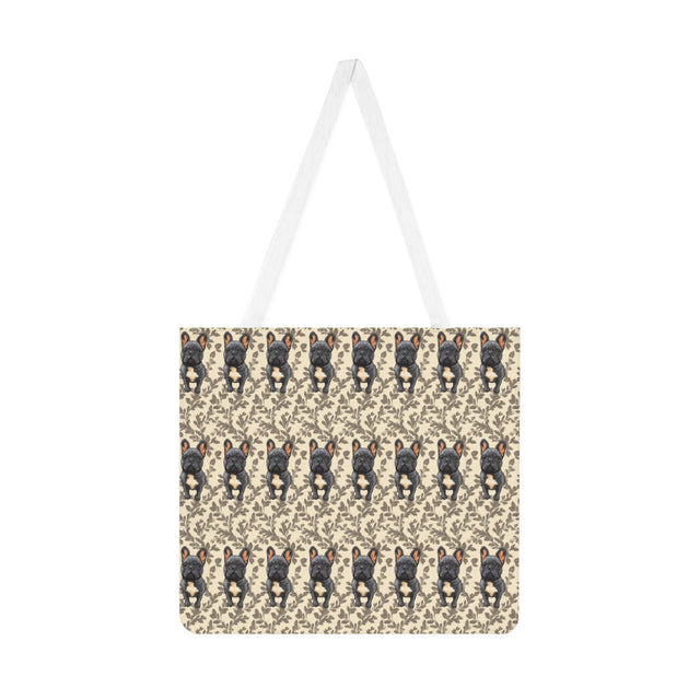 Sepia Frenchie Dreams Tote Bag