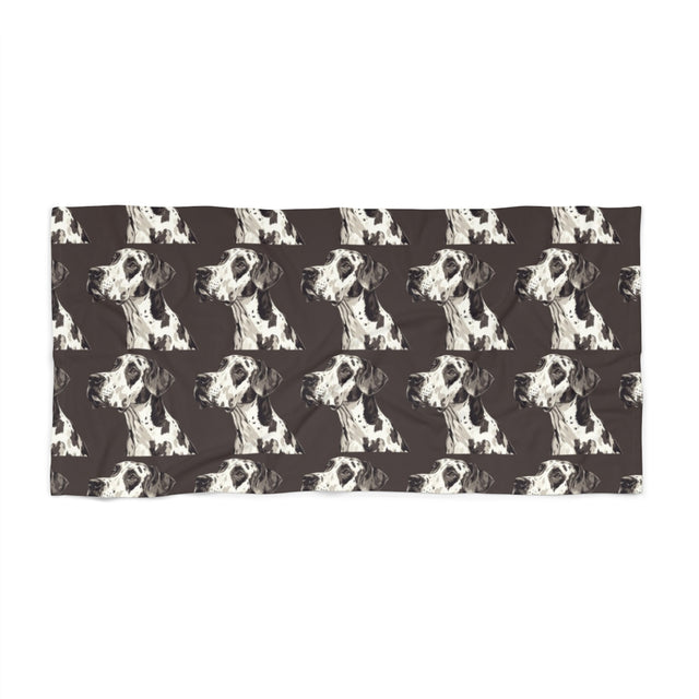 Sepia Shadows Danes Beach Towel