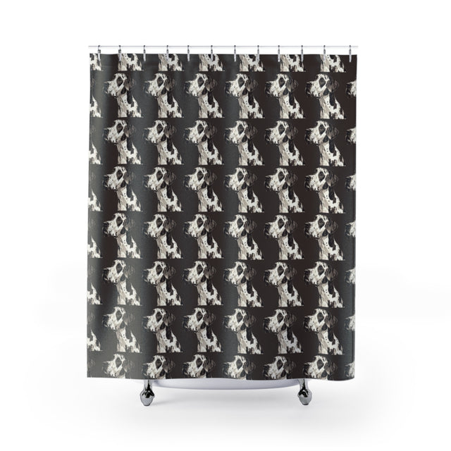 Sepia Shadows Danes Shower Curtain