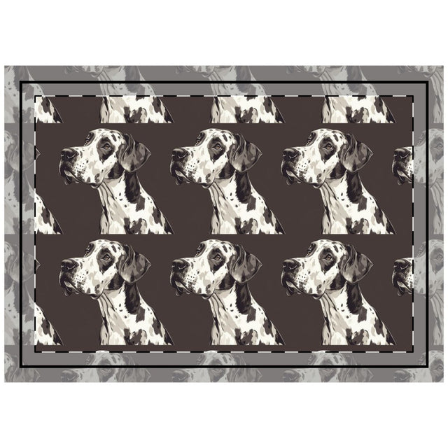 Sepia Shadows Danes Throw Pillow