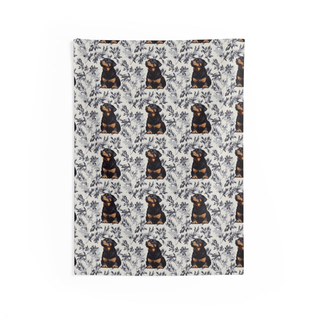 Shadow Garden Rotties Wall Tapestry
