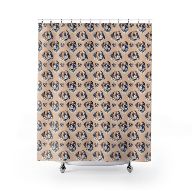 Sketch Club Bulldogs Shower Curtain