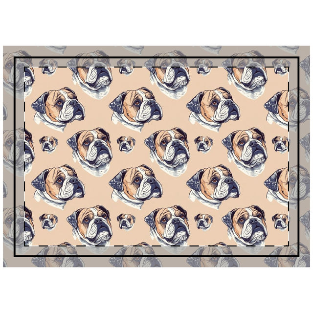 Sketch Club Bulldogs Throw Pillow