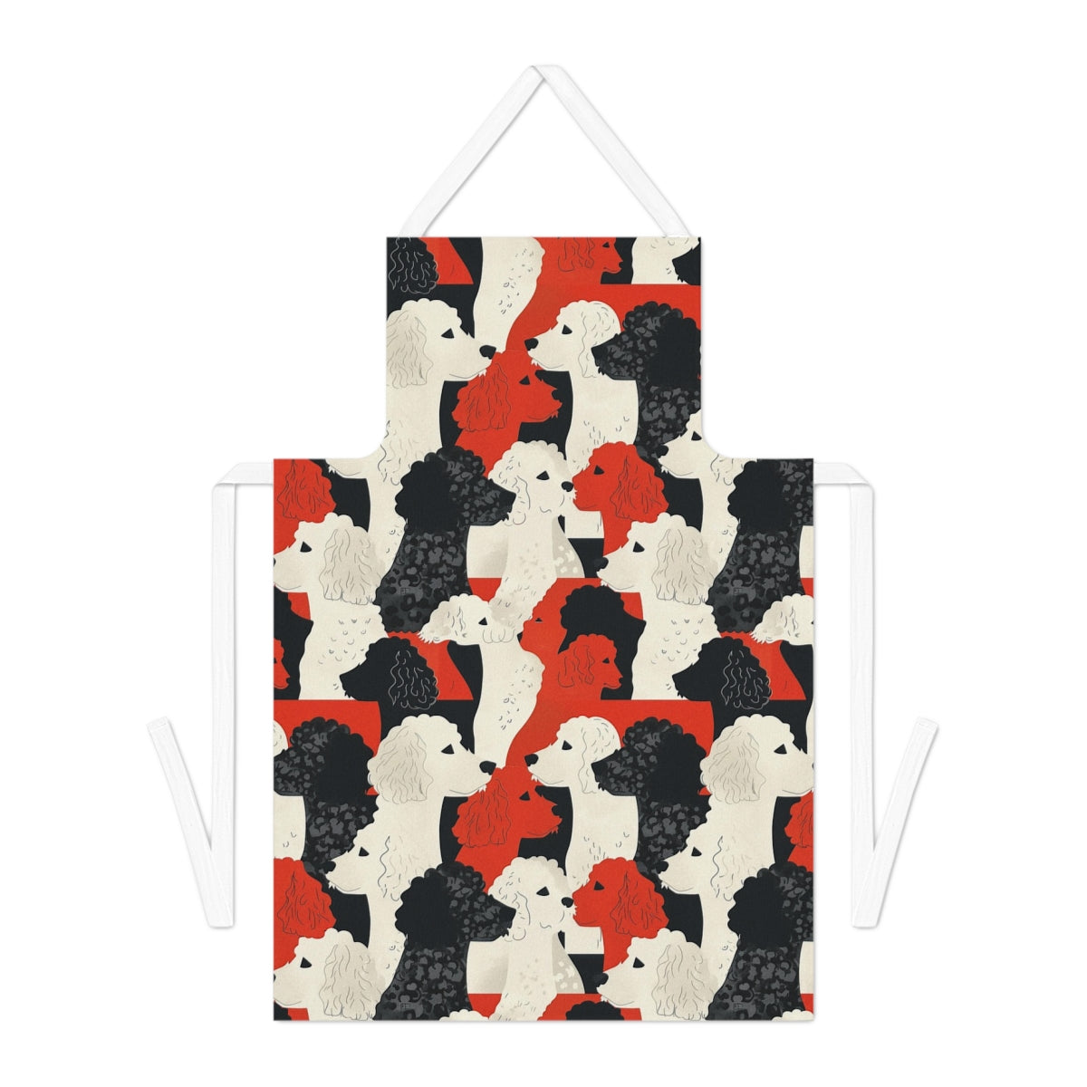 Sophisticated Soirée Poodles Apron