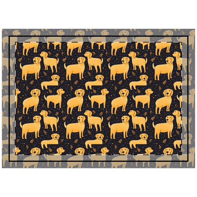 Starlit Golden Gathering Throw Pillow