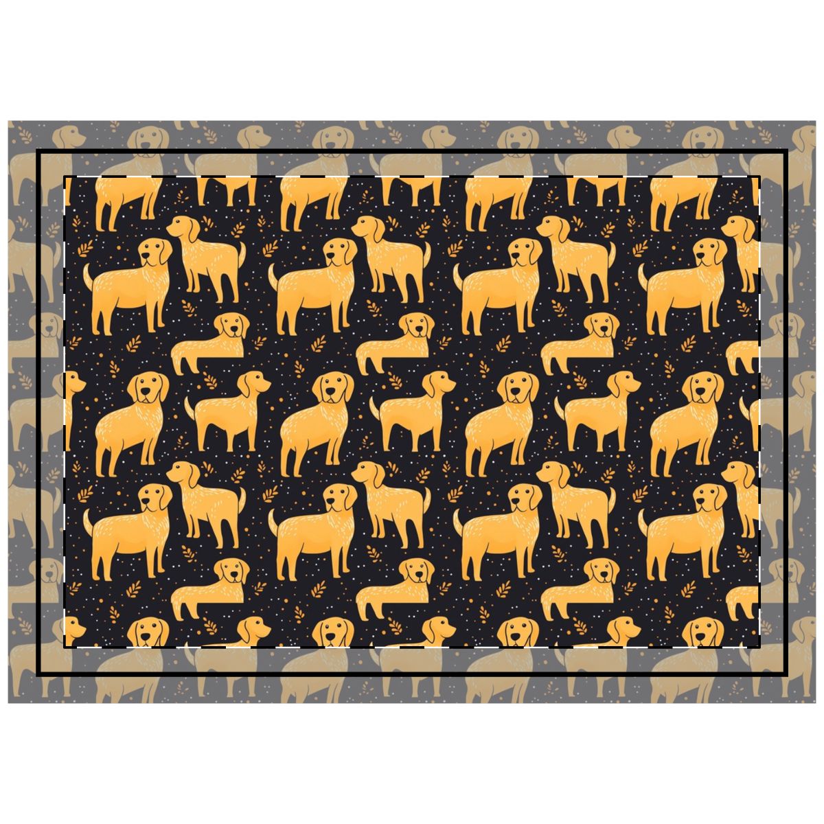 Starlit Golden Gathering Throw Pillow