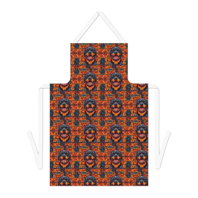 Steel Ember Flames Apron
