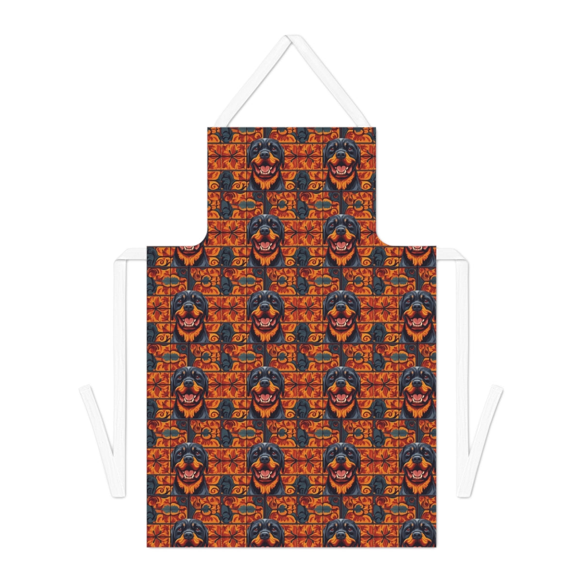 Steel Ember Flames Apron