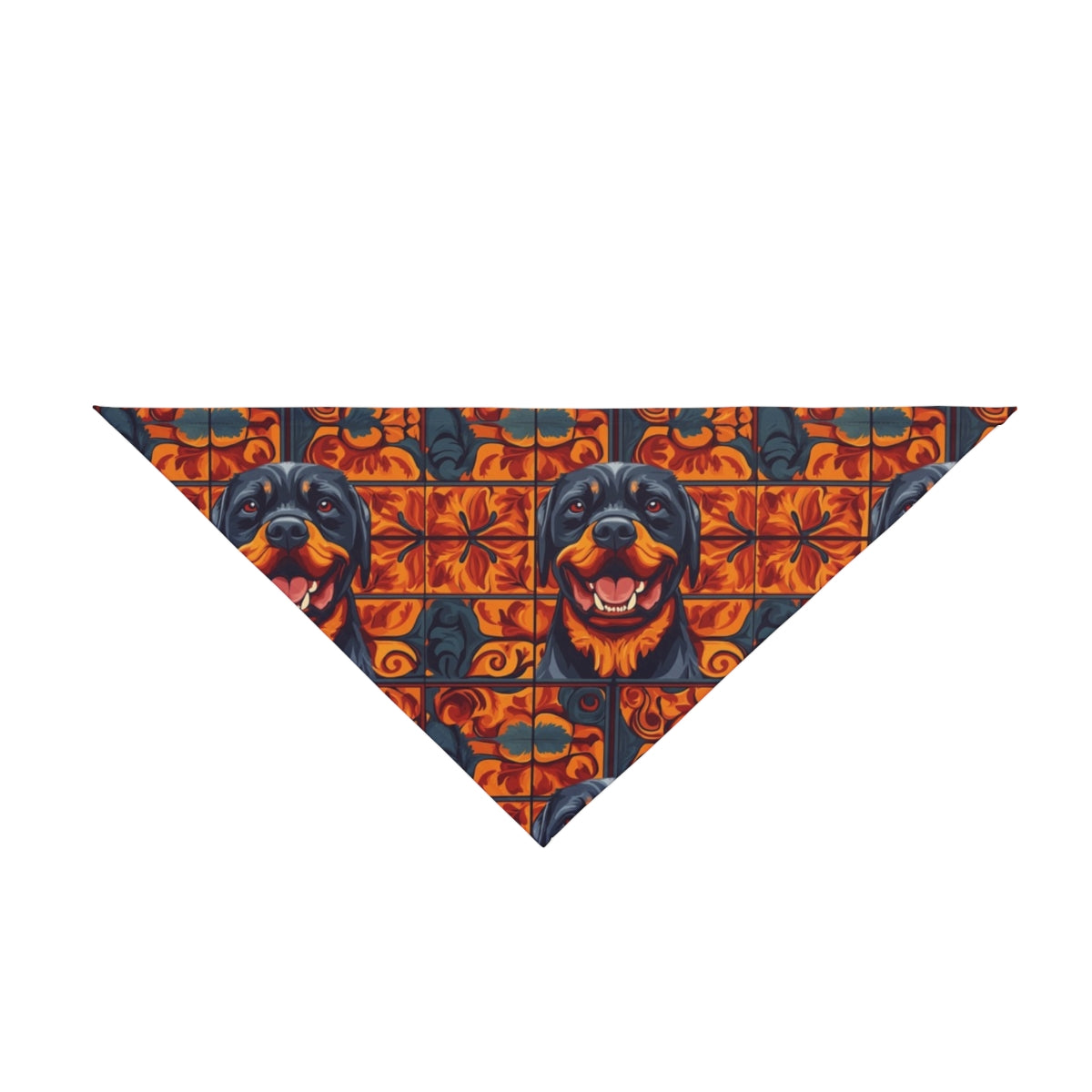 Steel Ember Flames Pet Bandana