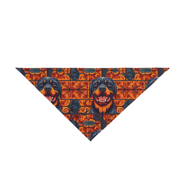 Steel Ember Flames Pet Bandana
