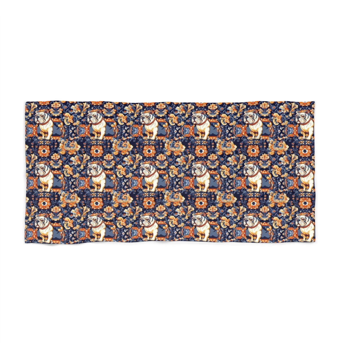 Steel Majesty Bulldogs Beach Towel