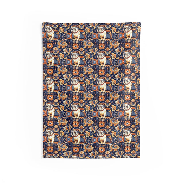 Steel Majesty Bulldogs Wall Tapestry