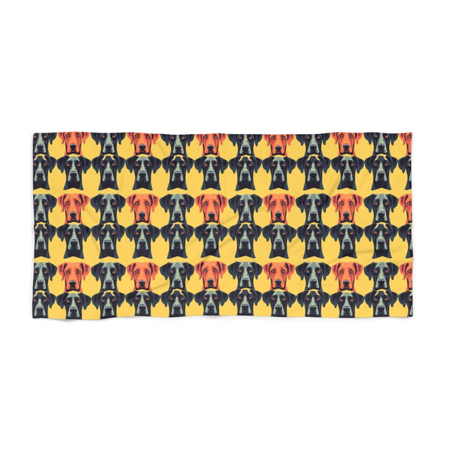 Sunburst Portrait Danes Beach Towel