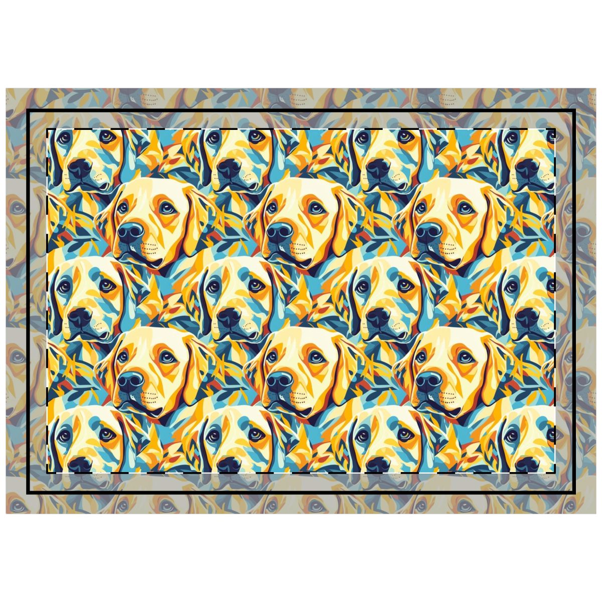 Sunburst Retrievers Throw Pillow