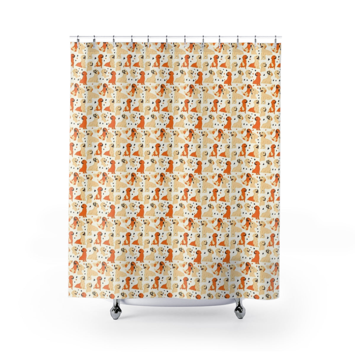 Sunlit Hour Retrievers Shower Curtain