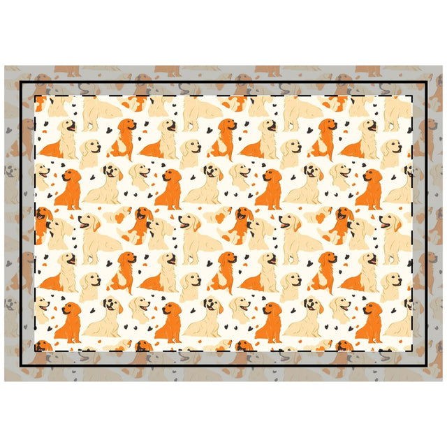 Sunlit Hour Retrievers Throw Pillow