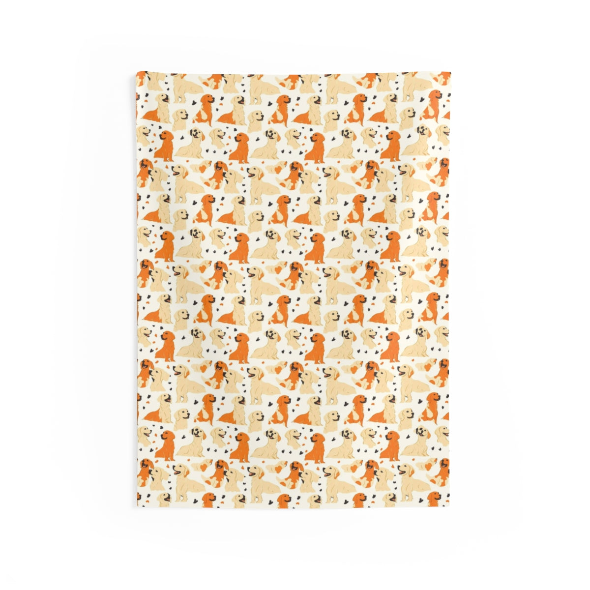 Sunlit Hour Retrievers Wall Tapestry