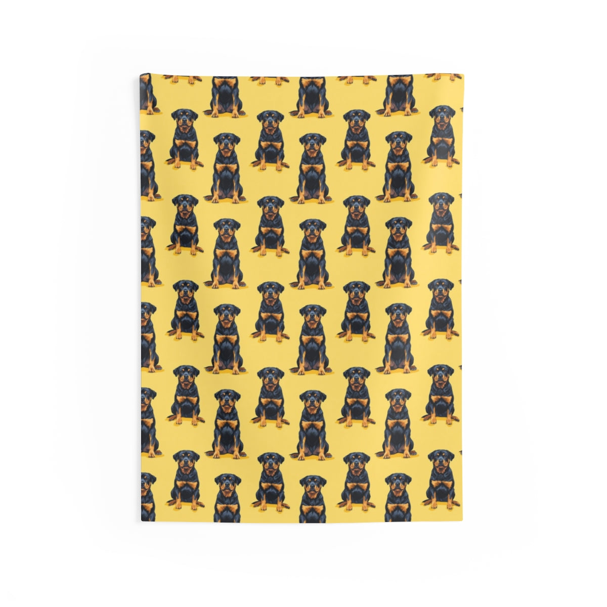 Sunny Amber Rottweilers Wall Tapestry
