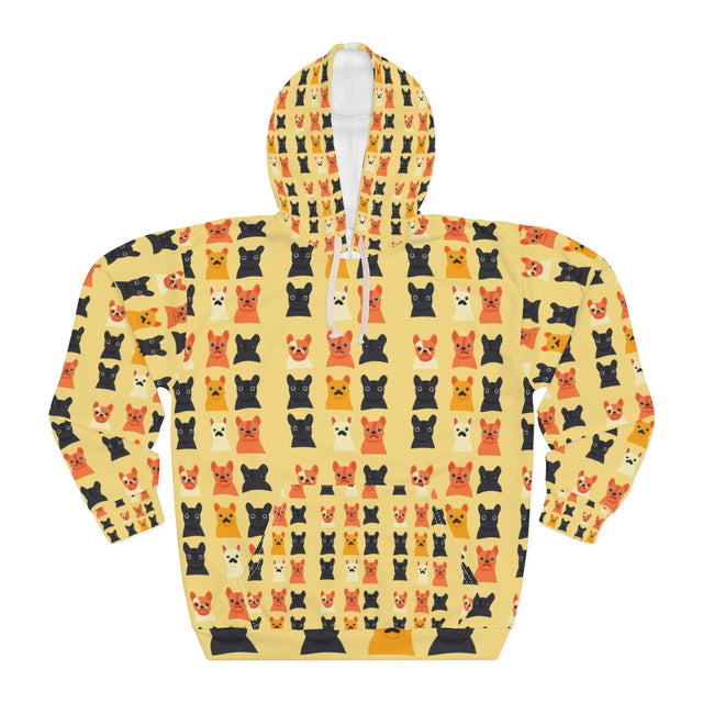 Sunny Frenchie Faces Hoodie