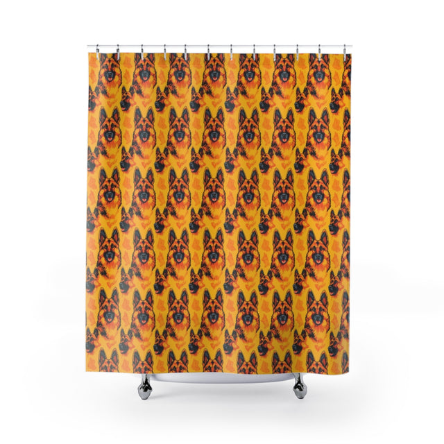 Sunset Blaze Shepherds Shower Curtain