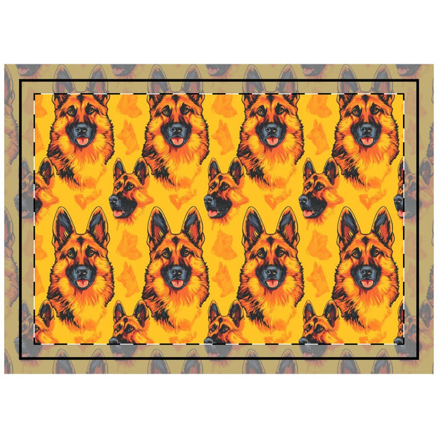 Sunset Blaze Shepherds Throw Pillow