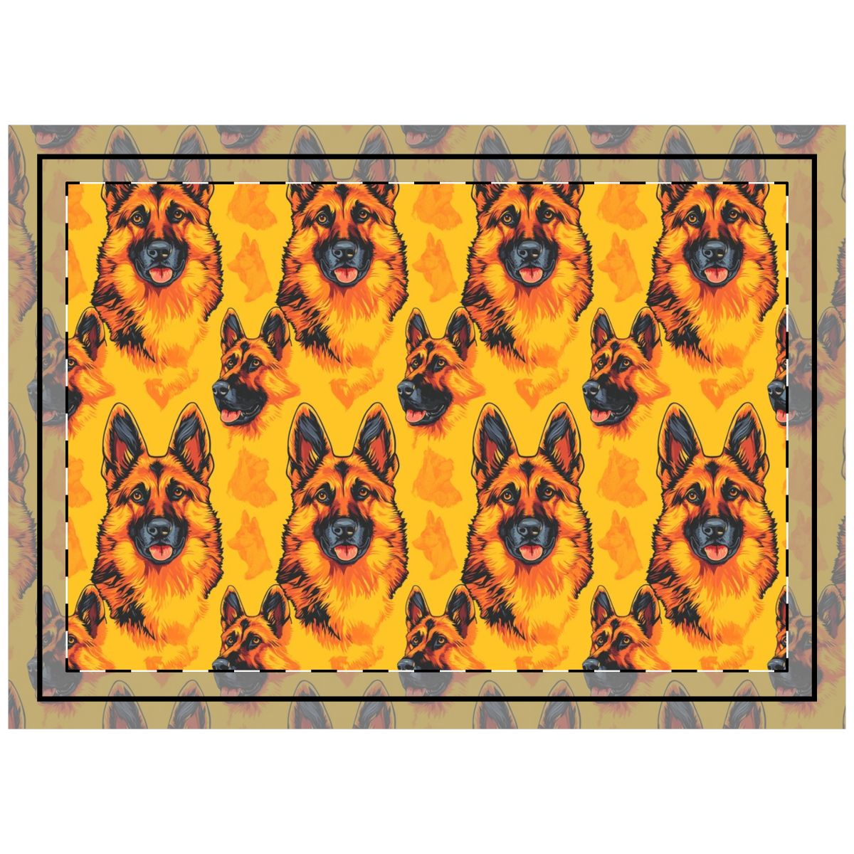 Sunset Blaze Shepherds Throw Pillow