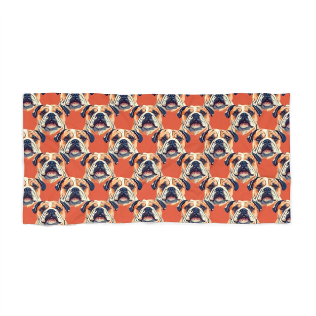 Sunset Boulevard Bulldogs Beach Towel