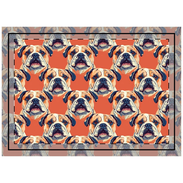 Sunset Boulevard Bulldogs Throw Pillow