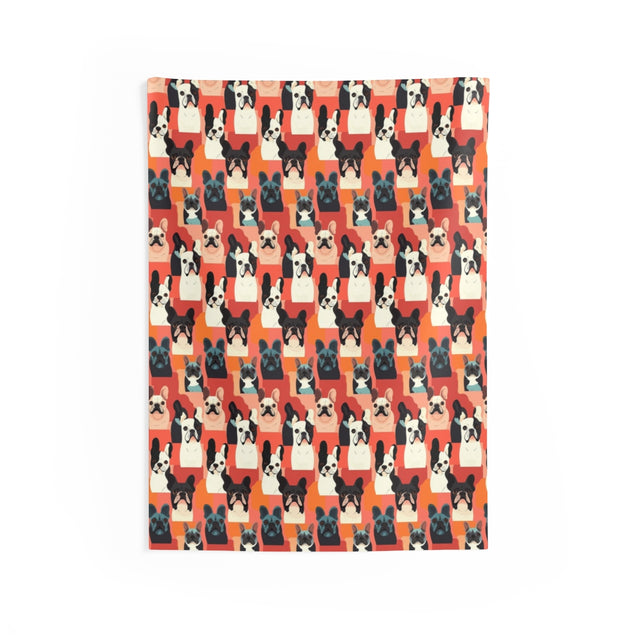 Sunset Boulevard Frenchies Wall Tapestry
