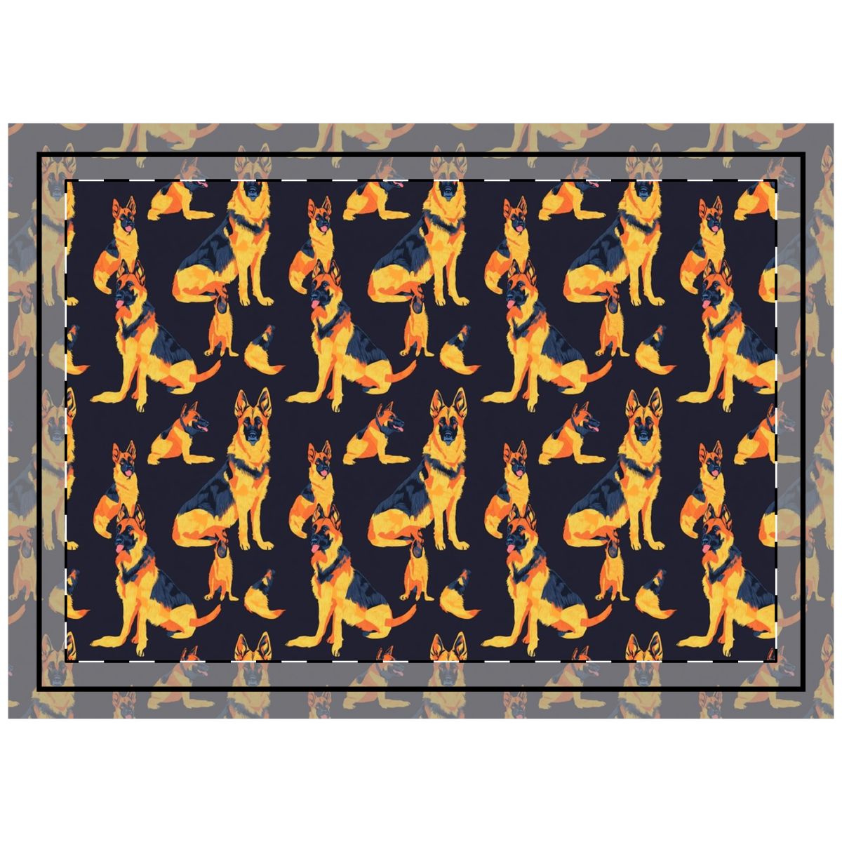 Sunset Boulevard Shepherds Throw Pillow