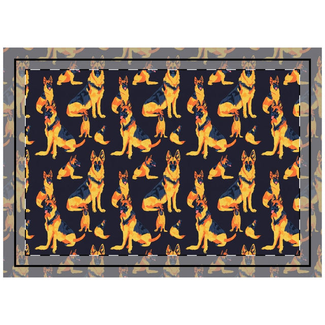 Sunset Boulevard Shepherds Throw Pillow
