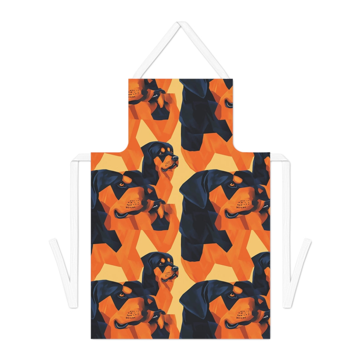 Sunset Cubist Rottweilers Apron