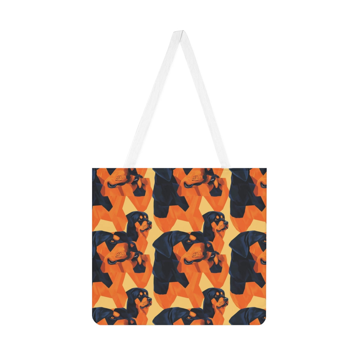 Sunset Cubist Rottweilers Tote Bag