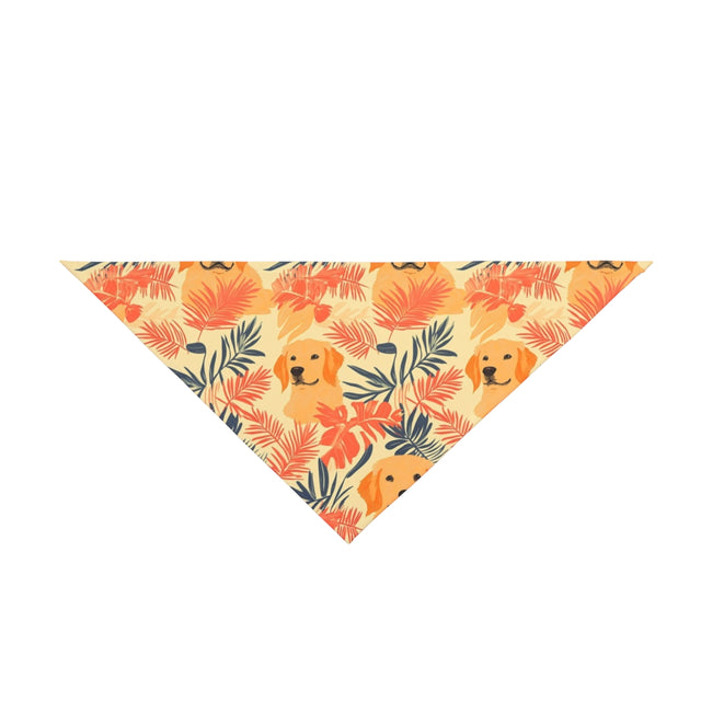 Sunset Palms Golden Retriever Pet Bandana