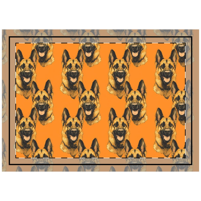 Sunset Shepherd Squad Throw Pillow