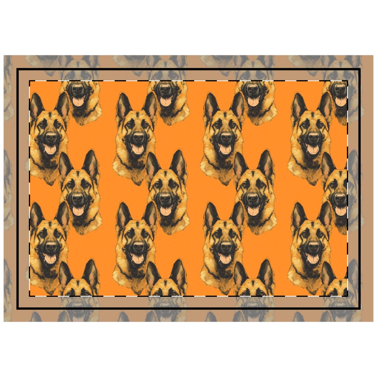 Sunset Shepherd Squad Throw Pillow