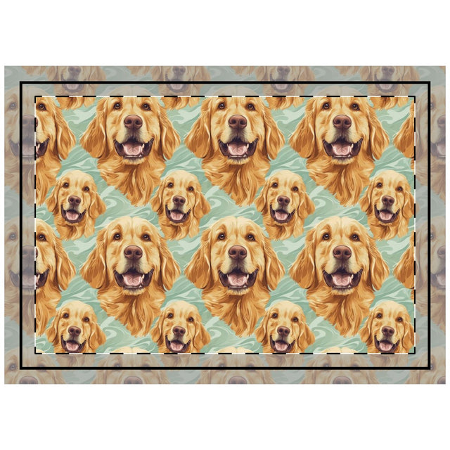 Swimming Pool Goldens Throw Pillow