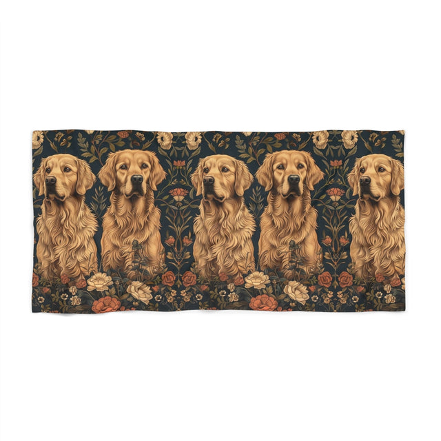 Tapestry Gardens Golden Beach Towel