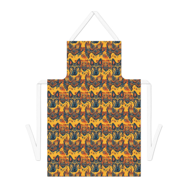 Teal Blaze Shepherds Apron