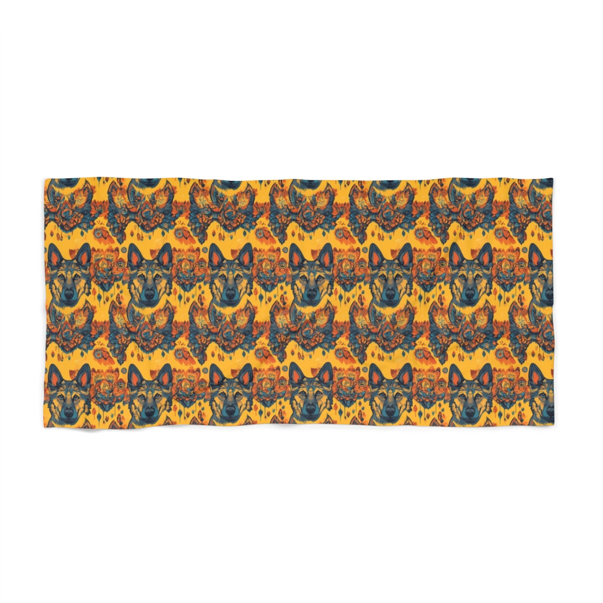 Teal Blaze Shepherds Beach Towel