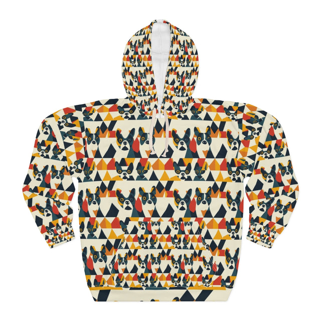 Teal Cubist Companions Hoodie