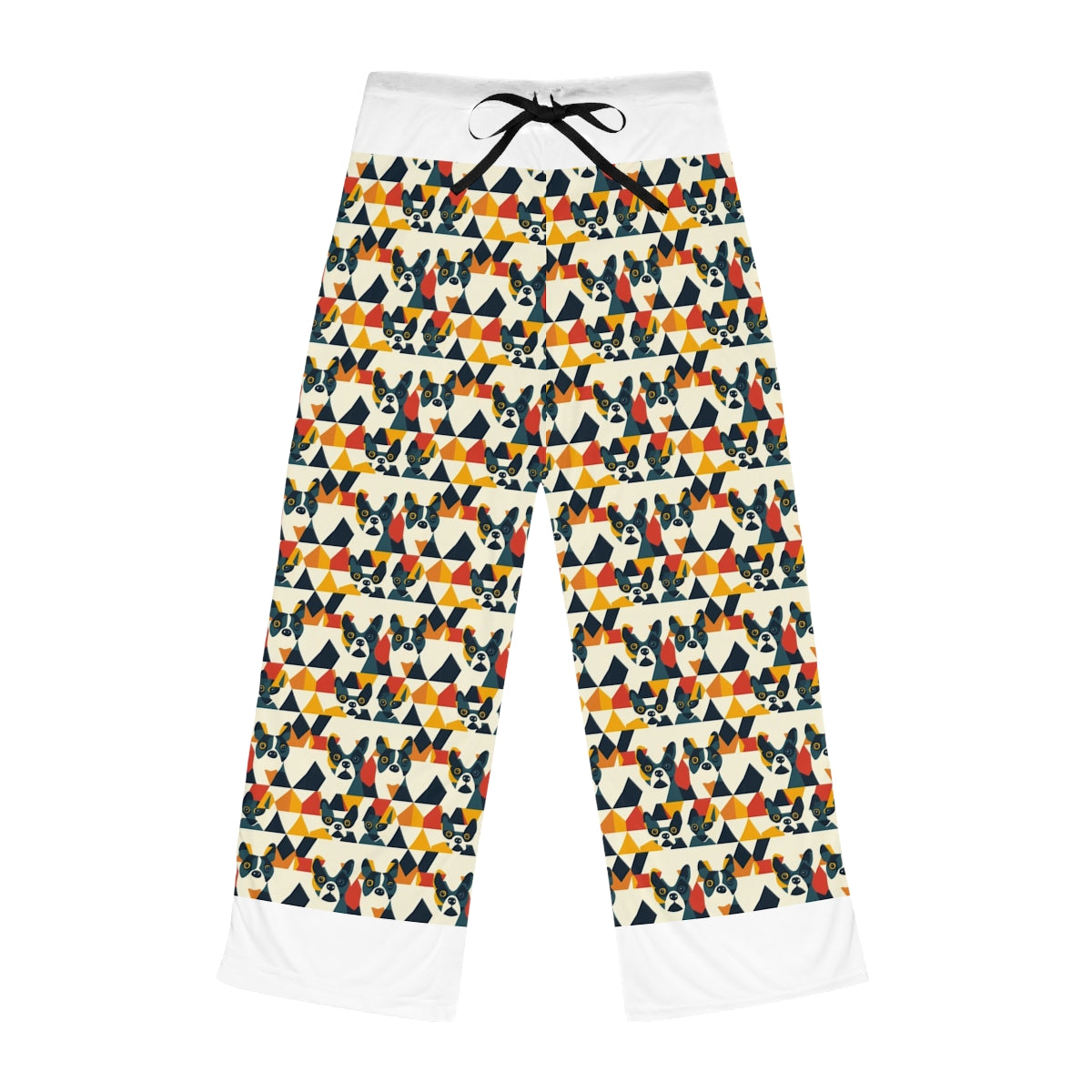 Teal Cubist Companions Pajama Pants